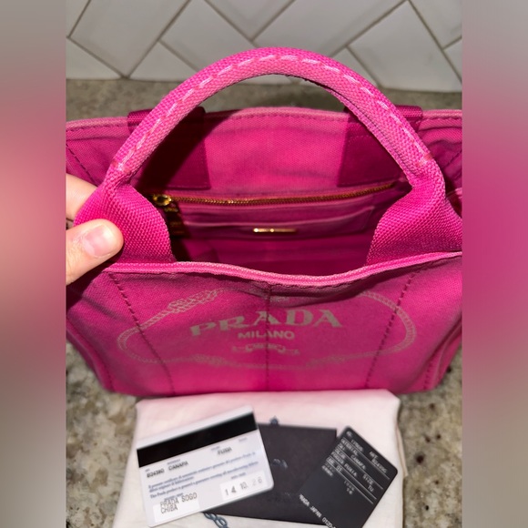 Prada Tote Canapa - Picture 2 of 12